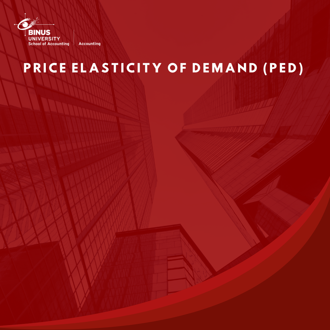 Price Elasticity of Demand (PED)