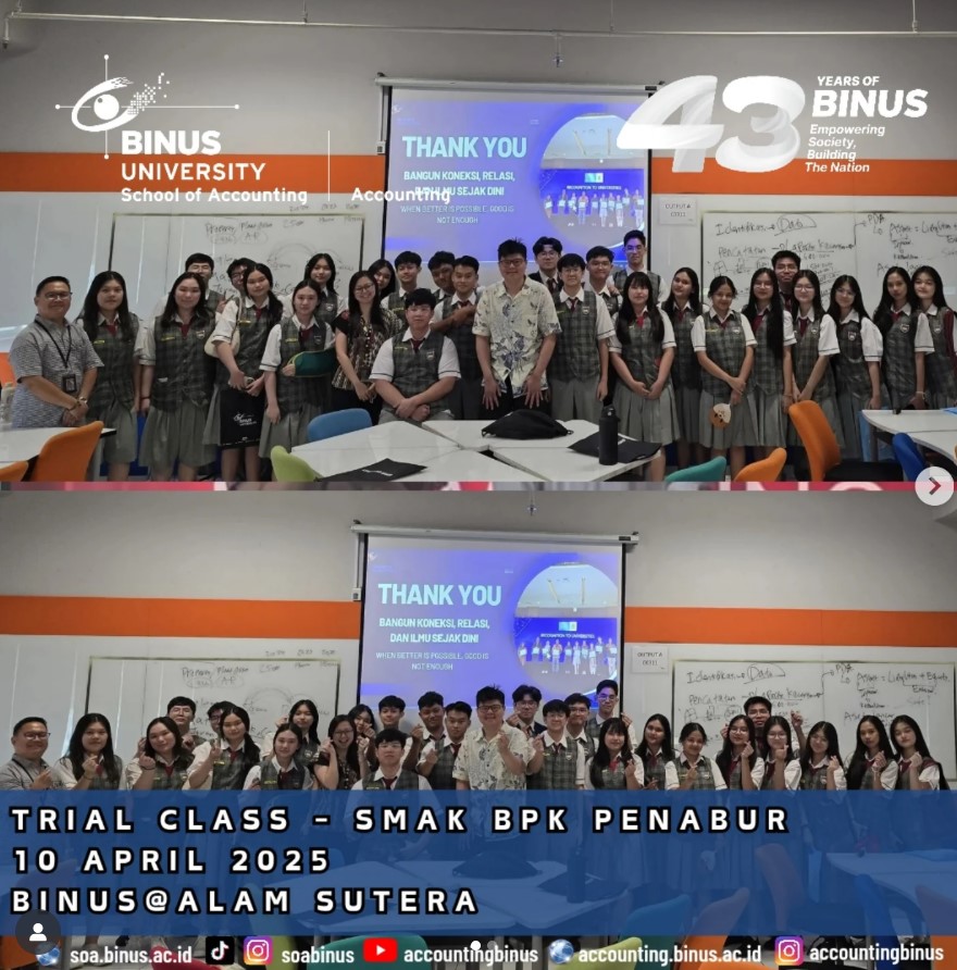 Trial Class – SMAK BPK Penabur